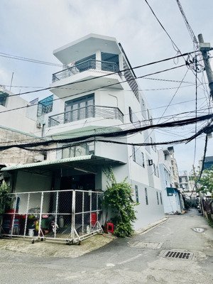 nhà đẹp 4 tầng, lô góc hẻm xe hơi thông kd tốt chỉ 9xx - dt 4,6x17m phạm văn chiêu phường 9 gò vấp