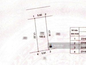 bán đất sổ đỏ full thổ cư, giá đầu tư. dt 100m2, mt 5m. ô tô tránh, vỉa hè, giá trị sinh lời cao