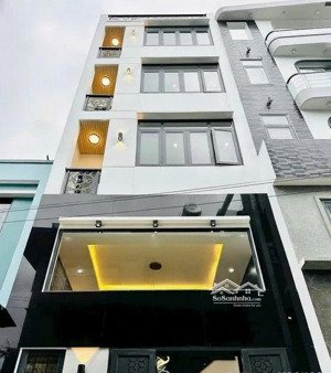 nhà 5 tầng mới 100% - 6 pn -6 wc - hẻm 5m - giá chỉ 7,68 tỷ tl