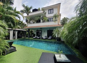 biệt thự góc 2 mặt tiền khu compound thảo điền 660m², trệt 2 lầu, giá 150 tỷ