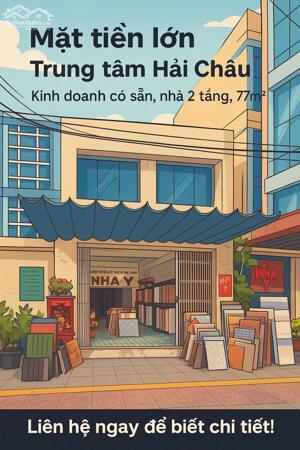 Bán Nhà Mặt Tiền Đường 2/9 Hải Châu – Đang Kinh Doanh Tốt – Hiếm Nhà Trống