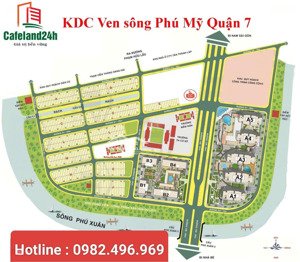 nhà phố 15.5 tỷ tl (110m2) kdc ven sông phú mỹ, quận 7, mt 5m đường 20m. vị trí tiềm năng.