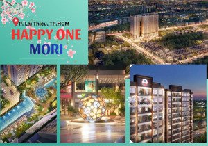 1tỷ3 căn hộ happy one mori - tp. hcm gần aeon mall, golf view. ck 15%, tặng thêm 100tr kh nhanh tay