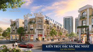 bán nhà khu đô thị golden point ngay trung tâm aeon mall tiện ích: 4 tầng 75m2 ngang 5m đường 15m