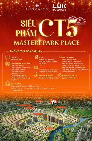 the park place sở hữu view triệu đô giữa trung tâm the global city