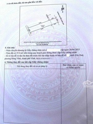 chính chủ gửi bán lô đất cực phẩm ở quán bàu, diện tích 162m2