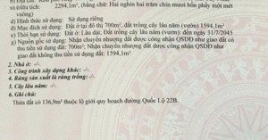 bán đất mặt tiền ql22b, hòa thành, tây ninh. giá rẻ, bán nhanh, lh ngay