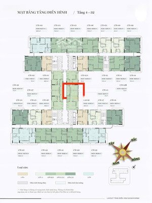 bán căn 2pn 66m2 ban công đông bắc tầng 14 chênh nhẹ.lh 