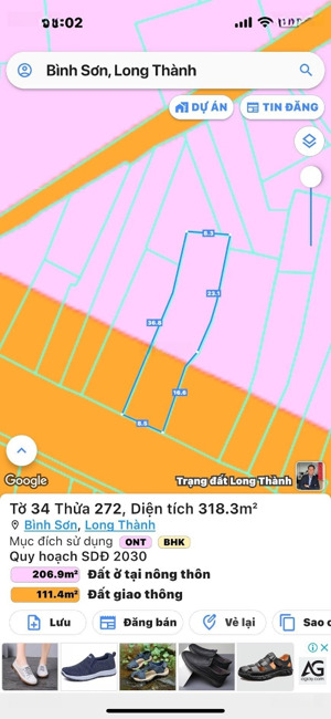 bán nhà riêng gần sân bay long thành giá rẻ