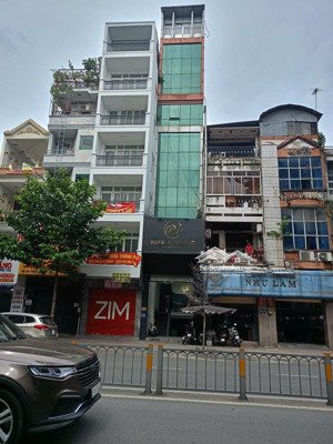 bán nhà mặt tiền trần phú đoạn 2 chiều .p7. quận 5 4x28m hầm, 10 tầng, st 46 tỷ 200