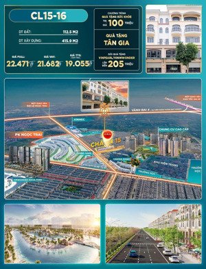 bán nhà phố shophouse dãy chà là 15, vị trí đẹp, sau nhà công viên, gần vinmec giá tốt