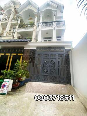 NHÀ 4 TẦNG BTCT MÁI THÁI 75M², GẦN CHỢ THIẾC. HẺM XE HƠI LÊ VĂN KHƯƠNG Q.12.