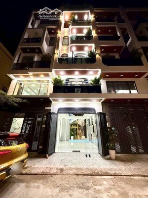 nhà phố thang máy 450kg lửng 3 lầu sân thượng, hẻm 8m nhựa thông thạnh xuân 25