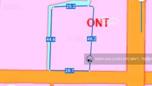 bán gấp 1359 m2 có 300 tc mặt tiền (28.7 x 46) cạnh đường s6 và khu công nghiệp sonadezi giá 6,6 tỷ