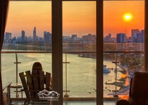 bán căn hộ 3 phòng ngủ đảo kim cương, 231 m2, view ôm trọn sông sài gòn, q.1, có sổ hồng, giá tốt