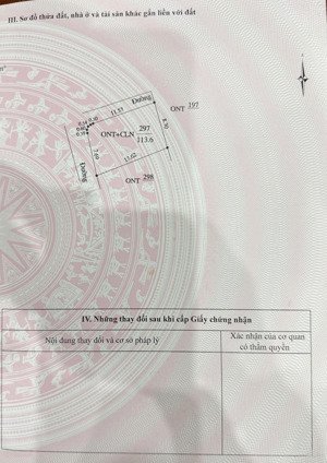 cần bán đất thổ cư 113.6m2 chính chủ, tại cẩm phúc, cẩm giàng - hải dương