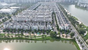 biệt thự song lập san hô: dt 150m2, mt 10m, xd lớn 77m2, gần hồ ngọc trai, giá rẻ 34 tỷ !