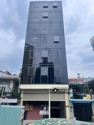 building vp đẹp sang mt tô hiến thành, p14, q10 - ngang lớn 120m2 - 7 tầng thang máy - hđt 100tr/th