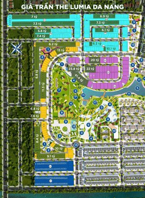 mở bán the lumia đà nẵng đại đô thị liên chiểu | giá 6x triệu/m² | sổ riêng pháp lý chuẩn