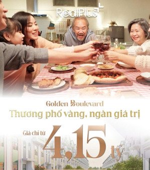 (tin thật) golden boulevard - nhà phố 2 mặt tiền ngay lê lợi 40m