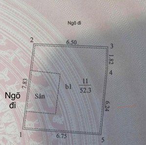bán nhà 3 tầng bạch mai- 52m- lô góc 2 mặt ngõ- tổng mặt tiền 15m- giá 12 tỷ- - cách phố 70m