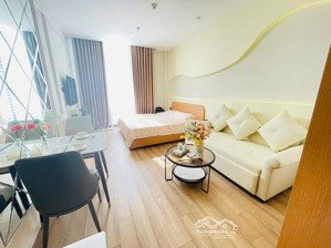 cho thuê căn hộ studio icon40 hạ long full đồ view bãi cháy, view pháo hoa tầng cao