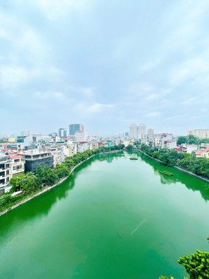 siêu phẩm ! 69 tỷ tòa văn phòng mặt hồ view hồ khu vực xã đàn 9 tầng dòng tiền cao