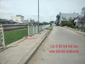 Nền mặt tiền đường bờ kè rạch ngỗng - Gần siêu thị Lotte và đại học y dược