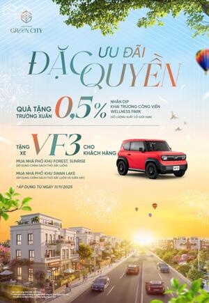 CHỈ 5 TỶ SỞ HỮU NHÀ 4 TẦNG 75M2 + XE Ô TÔ VF3 ! HÀNG F1 CHIẾT KHẤU ĐẾN 12%. LH:0931024399