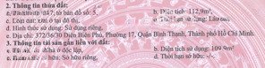 bán nhà cấp 4 diện tích công nhận 112.3 m2 ngay ngã tư hàng xanh
