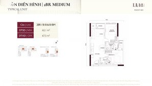 gấp, cần bán căn hộ 2 phòng ngủ 62.2m2 tại dự án lumi hà nội, cđt capitaland 3 giai đoạn 1-2-3.