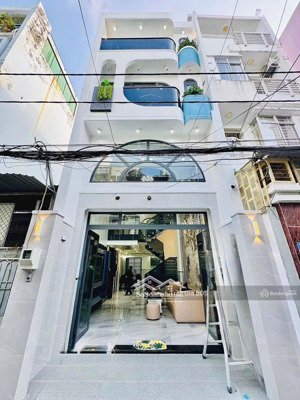 lê văn thọ ngay cv làng hoa - hẻm xe hơi 4 tầng sân thượng mới tinh full nội thất