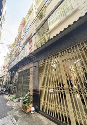 nhà hẻm oto khu đồng bộ hoàng hoa thám. nhà 4 tầng 42m2, sổ vuông a.4