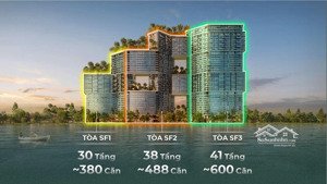 bán căn hộ đẹp tại sky forest residences, 3,3 tỷ, 36m2, 1pn, 1wc. view biệt thự đảo