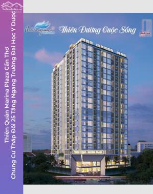 Căn hộ 2 phòng ngủ View ngoài - Chung cư Thiên Quân Marina Plaza Cần Thơ