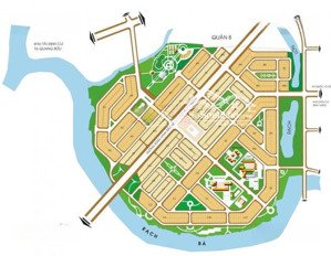 chuyển nhượng 5 nền đất giá 2tỷ3 kdc phong phú 5, bình chánh đối diện bến xe q8, 100m2 full thổ cư