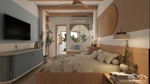 cho thuê căn hộ mới xây full nội thất, ban công ngay trần hưng đạo - quận 1, gần cầu nguyễn văn cừ