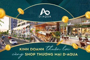 shophouse d - a qua giá bán từ 4.5 tỷ ngay mặt tiền bến bình đông tiện kinh doanh và cho thuê cao