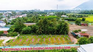 thị trấn dương minh châu- tây ninh dt hơn 100m2 sẵn thổ cư kdc đông giá chỉ 349tr bao sổ