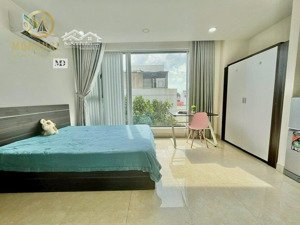 cho thuê phòng 35m2 ban công, full nội thất ngay hoàng hoa thám bình thạnh gần chợ bà chiểu