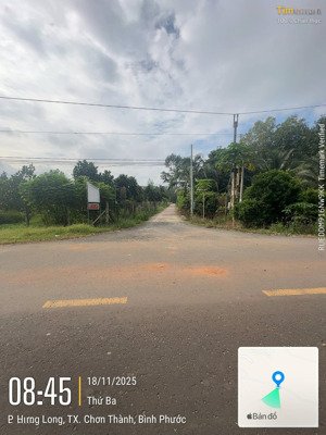 gần 1hec cao su trung tâm phường chơn thành giá rẻ