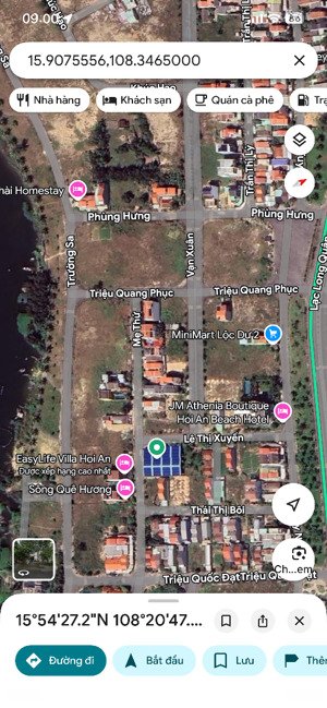 cần bán đất làng chài tân thành -hội an.diện tích:350m 2 mặt tiền.đường trường sa.giá:43 triệu/m