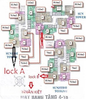bán căn hộ central garden lô b lô giữa lầu 17, giá 5.05 tỷ/78m2 2pn 2wc