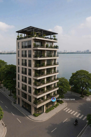 bán tòa nhà 10 tầng dòng tiền 500tr/tháng phố tô ngọc vân, quảng an, tây hồ, dt 250m, lô góc