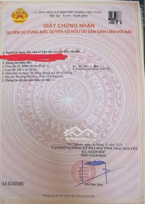 lô cạnh góc đẹp, nhiều tiện ích tại phường ba hàng, phổ yên, thái nguyên, 1.8 tỷ, 80 m2