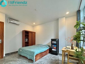 siêu phẩm studio mới xây full nội thất cửa sổ lớn sát cầu nguyễn văn cừ - mới xây 100%