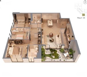 bán căn hộ 3pn tại dự án chung cư cao cấp greennera southmark huyện thanh trì, sổ đỏ lâu dài