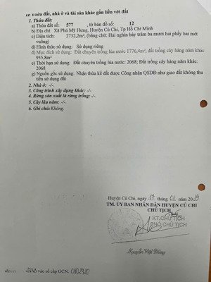 đất chính chủ mặt tiền kênh hố bò, gần 2750m2, sổ hồng riêng, ra tl15 chỉ 100m, đường oto tận nơi