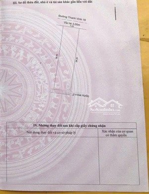 đất mặt tiền đường thanh vinh 16 gần chợ hòa khánh diện tích khủng 198m2