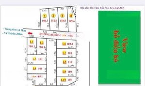 cực hiếm lô đất 3 mặt tiền giá chỉ có 1 tỷ 020 tr dt 110 m fun thổ cư